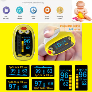 Baby Finger Infant Pulse Oximeter Pediatric SpO2 Blood Oxygen Saturation Meter Neonatal children kids Rechargeable For Children Boys Girls 1 To 12 Years Old