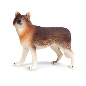 YOCKY Shadow Wolf Simulated Solid Animal Model Plastic Handmad Warcraft Mythical Series Toys Novelty Animals Figure Wolf Simulation Animal Toy Desk Decor
