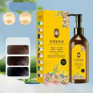 [Washing=Dyeing/Cover White Hair] Plant Extract Floral Scent Hair Dye/植物萃取花香染发剂/Easy Color Long-Lasting No Hurt Hair Meipiaoyang Single Dose Flower Scent Hair Dye