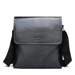 Mens bag casual shoulder bag Korean version of the business small backpack trend soft leather crossbody bag