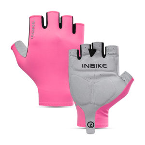 INBIKE Cycling Gloves SBR palm pad Shock-absorbing anti-slip Breathable Elastic MTB Bike Half Finger Gloves