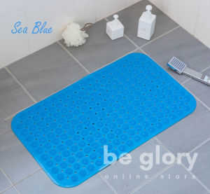 Waterproof Bathroom Anti-slip Mat Toilet Shower Bath Mats Non-skid Bath Shower Mat Foot Massage Toilet Mat