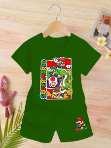 SETELAN ANAK LAIKI LAKI/SETELAN ANAK PEREMPUAN/SET MOTIF GAME