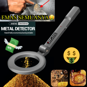 RAJA SANPYL Metal Detektor LCD Alat pendeteksi logam emas berlian harta karun dalam tanah akurat JS4