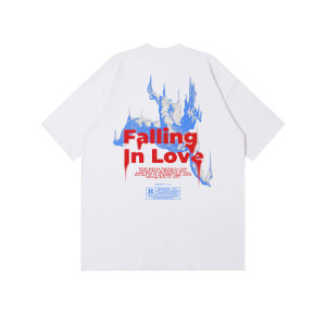 Kaos Oversized Falling In Love Casual Series