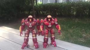 New 17cm Mk44 Hulkbuster Action Figures Mech Knuckle Movable Toy Collects Alloy Models Birthday