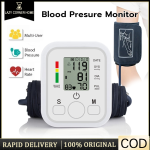 Cuff BP machine Blood Pressure Automatic Upper Arm Digital BP Blood Pressure Measuring Instrument Monitor blood pressure monitor blood pressure wristband tekanan darah digital 血压仪