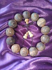 Wooden Bracelet (Agarwood) 13 Lucky Talisma 13 X 18mm (Selected)