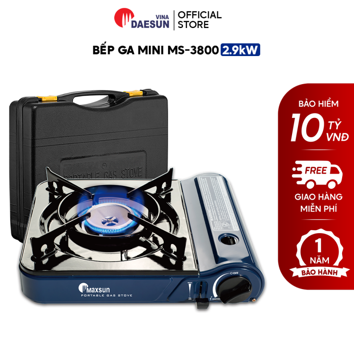 Bếp Ga Mini Maxsun MS-3800 - Công Suất 2900W | Kiềng Bếp Phủ Sứ Cao Cấp ...