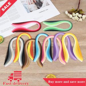 [COD] 100Pcs set Paper Quilling Strips Set 3mm 39cm Paper For Craft DIY Quilling Tool