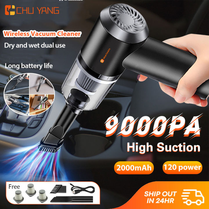 Chu Yang 9000PA Cordless Vacuum Cleaner Car Mini Desktop Vacuum