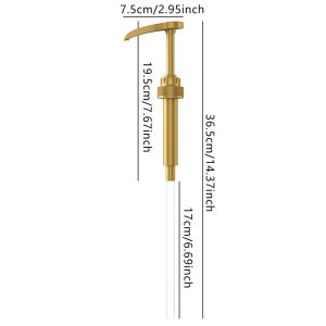 Fantic 1PC Syrup bơm Dispenser thay thế nước sốt áp lực vòi phun chai bơm container cho cà phê nhà bếp gia vị chất lỏng