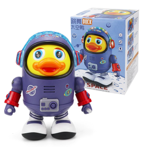 Electric Dance Space Duck Music Light Little Cute Duck Toy