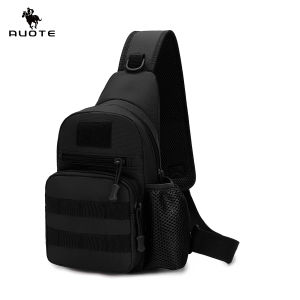 AUOTE Multifunctional Chest Bag Men Outdoor Hiking Bag Waterproof Travel Shoulder Bag Large Capacity Lightweight Sports Fitness Backpack Casual Shoulder Bag School Bag Camping Bag