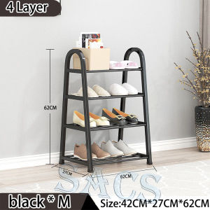 TUSSAH Stainless Steel Shoes Rack Creative A-shaped Shoes Rack4/5 Layer Stackable Organizer Shelf