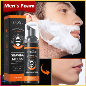 Mens Shaving Cream Foam 60ml Gently Soft Beard Reduce Friction Moisturizing Not Irritating Beard Maintenance Mousse