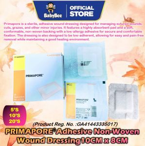 Primapore Adhesive Dressing Pad 10cm x 8cm