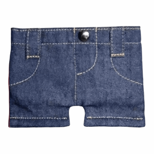 HP7HG Slim Mini Jeans Shaped Wallet Compact Size Retro Foldable Change Bag Creative Bifold Pocket Pants Card Holder Men