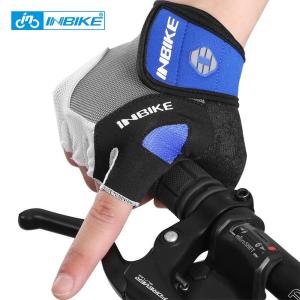 INBIKE ถุงมือจักรยานผู้ชาย 5 มิลลิเมตรแผ่นเจลดูดซับแรงกระแทกลื่น - MTB ถนน ถุงมือ