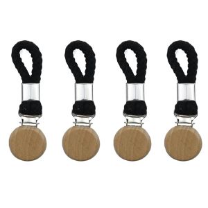 LIUJIR 4Pcs Vòng cotton Kẹp treo khăn Chống mài mòn Bện Móc treo khăn tay Cứng cáp Thuận tiện Kẹp dây dệt nhỏ Nhà bếp
