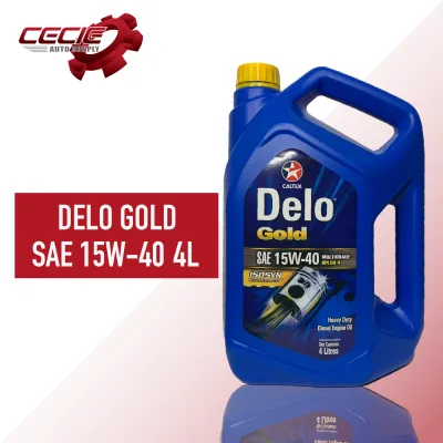 Caltex Delo Gold Diesel Engine Oil SAE 15W-40 (4L) 100% Authentic