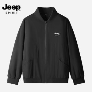 Jeep Spirit 1941 estd nam và áo khoác nữ 2025 mùa xuân và mùa thu áo khoác phi công Quần áo bảo hộ lao động áo khoác bóng chày phiên bản Hàn Quốc giản dị và mát mẻ