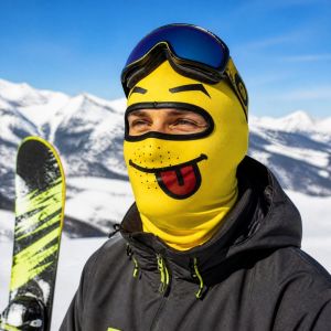 ZSDN MALL 3D Print Funny Motorcycle Ski Face Neck Hood Helmet Liner Windproof Breathable for Halloween Party Cosplay