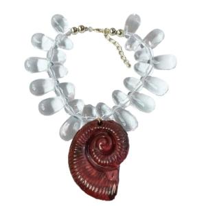 Trendy Conch Necklace Waterproof Piece Clavicle Chain for Summer Outfits Swimwear and Holiday Gift Giving