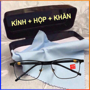 Kính lão đọc sách báo viễn thị cho người lớn tuổi sẵn độ Titan cao cấp chắc chắn chống gẫy siêu nhẹ gọng tròn