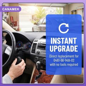 【CANAMEK】 Keyless Start Switch Knob Insert for Lancer for Mits Car Button Cap Replacement Enhanced Touch Feeling for Everyday Driving Life