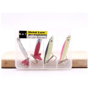 CLEARANCE SALE Umpan Tiruan (4Pieces/Box) METAL Fishing LURES