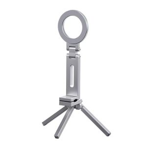 GTRBFDS Stable Grip ic Phone Holder 360° Rotating ic Attachment Foldable Phone Holder Durable with Clip Tripod Holder Phone Photography