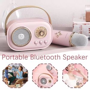 C20 PLUS Mini Wireless Bluetooth-compatible Audio Home Singing Karaoke Microphone Speaker Stereo Home KTV Set Handsfree Call