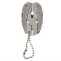 Portable MINI Stainless Steel Multi Tool Pocket Multifunctional Tool for Travel Foldable Multipurpose Plier Multitool Keychain Screwdriver with Led Light. 