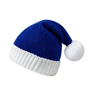 LIUJIR Ấm áp Mũ len Giáng sinh Đậm đặc Màu trơn Mũ ông già Noel Dễ thương Len Phụ nữ