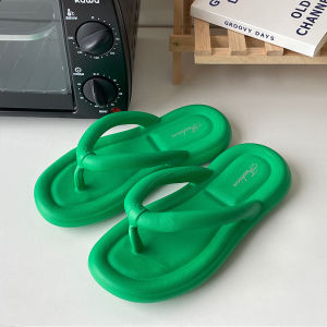 LHFriday รองเท้าแตะหูหนีบ🍡รองเท้าแตะนุ่ม🥨รองเท้าแตะสีพื้นสไตล์มินิมอล✨โทนสีสดใสไฉ เรียบง่าย ถูก สะดวกสบาย👏