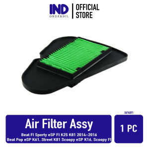 Filter-Saringan-Busa Udara-Hawa-Air Assy Honda Beat FI Lama & Beat Pop & Beat Sporty FI eSP Old 2014-2016 & Beat Street K81 & Scoopy F1 & Scoopy eSP Old 2015-2017