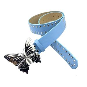 Stylish Punk Butterfly Belt Adjustable Length Waistband Vintage Waist Belt for Music Festivals and Parties