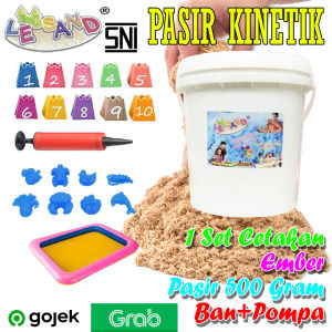 Pasir Kinetik Paket Ember 500 gram Cetakan