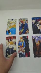 Yomi No Tsugai Postcard Set Of 6 Ticket Style Cards Asa Yuru Anime Cover Art Collector Display Photocard Starry Laminate Collection Shelf