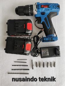 Mesin bor baterai EDON LV3 2110 21 Volt Impact cordless drill Garansi Impact drill bor listrik cordless drill mesin bor 2 baterai  Mesin Bor 2 baterai 21volt Mesin Bor murah
