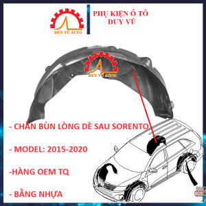 CHẮN BÙN LÒNG DÈ SAU SORENTO ĐỜI 2015-2020 LÒNG DÈ CUA LỐP SAU