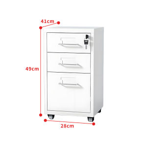 3/5/6 Metal Drawer file Cabinet with locker steel Drawer Unit Movable Office Cabinet Metal Drawer