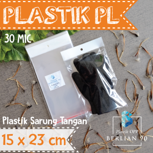 Plastik Display 15 x 23 Cm 30 Micron Isi 100 Lembar - Plastik Perlize - Plastik OPP Gantung