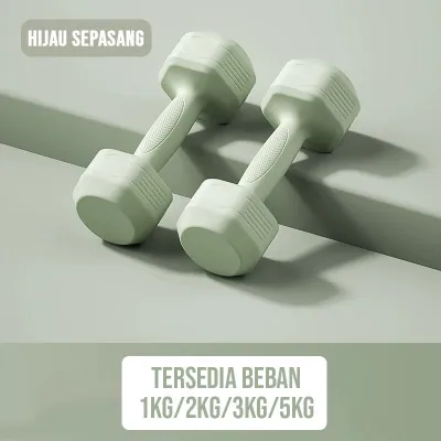 BBAK SET SEPASANG Dumbell/Dumble/Barbel Wanita Tersedia Berat 1KG/ 2KG/ 3KG/ 5KG