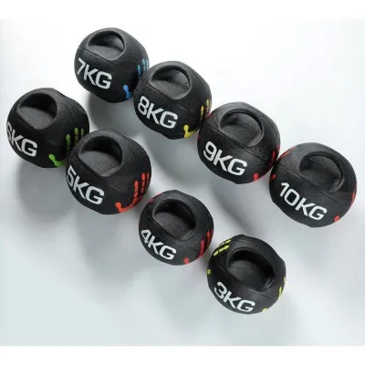 Medicine Ball Gravity Waist Abdomen Training Physical Fitness Balance Rehabilitation Solid Rubber 8A9B