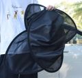 For Perodua Myvi 2018-2023 Car Rear Sunshade Rear Windscreen Car Sunshade Sun Shade Frame Edge Custom Fit OEM Reduce Heat for Rear Passenger Comfort & More Privacy DIY Sunshade Clip Pelindung Matahari Anti UV 1pc/set. 
