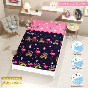 Seprai 120x200 Sprei Monalisa Waterproof Single 120 x 200 cm Sprei Anti Ompol Sprei Waterproof Sprei Motif Sprei Lembut Sprei Murah Terlaris