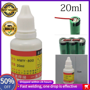 20Ml สแตนเลสสตีลตะกั่วเหลวบัดกรี Liquid Quick-เครื่องเชื่อมโลหะ HWY-800