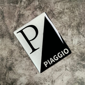 Magnetic Reflective Stickers Motorcycle Decals for Vespa Logo Around 4.5x3.5cm [In Stock]